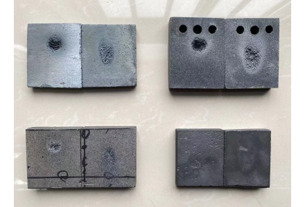 四種材料的對比測試